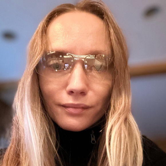 Y2K Dior sunglasses ! Clear with top grey shading - Picture 6 of 7